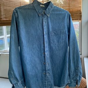 J. Crew Long Sleeve Denim shirt- classic